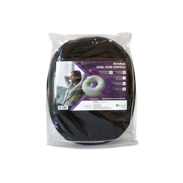 OVAL CUSHION WITH HOLE