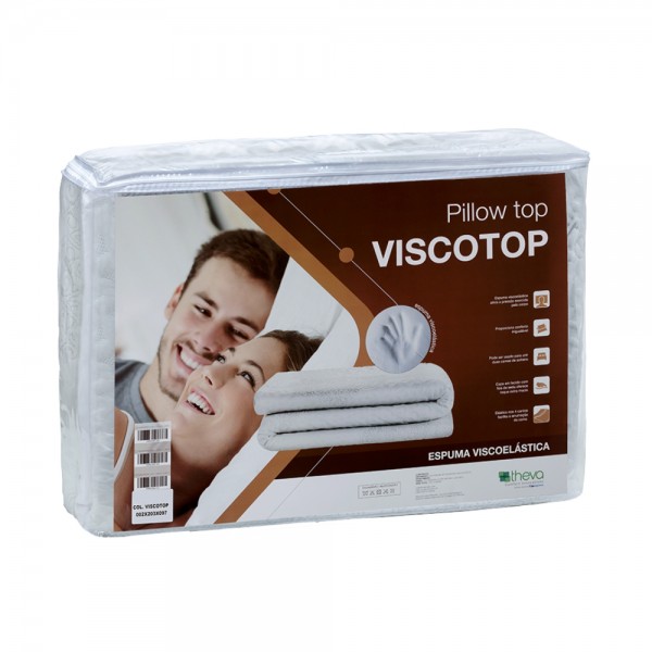 VISCOTOP VISCOELASTIC FOAM PILLOW TOP