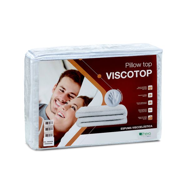 VISCOTOP VISCOELASTIC FOAM PILLOW TOP