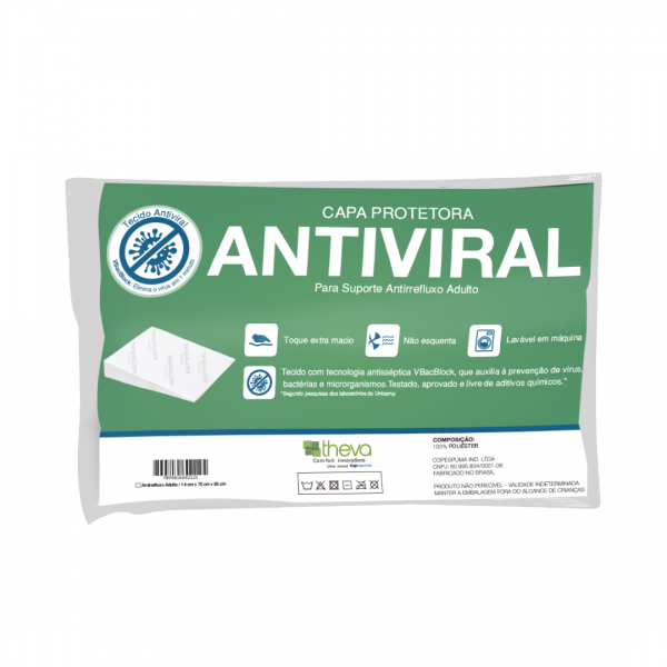 PROTETOR ANTIVIRAL PARA SUPORTE ANTIRREFLUXO ADULTO