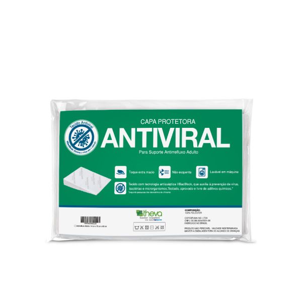 PROTETOR ANTIVIRAL PARA SUPORTE ANTIRREFLUXO ADULTO